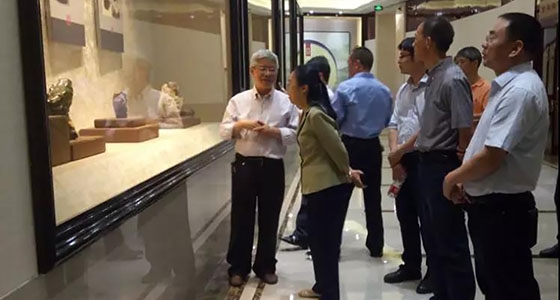 浙江省民政廳計(jì)時(shí)華副廳長(zhǎng)一行參觀安特集團(tuán)·倪東方藝術(shù)博物館