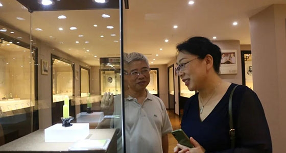國防大學(xué)政治學(xué)院楊瑞茹教授蒞臨安特·倪東方藝術(shù)博物館